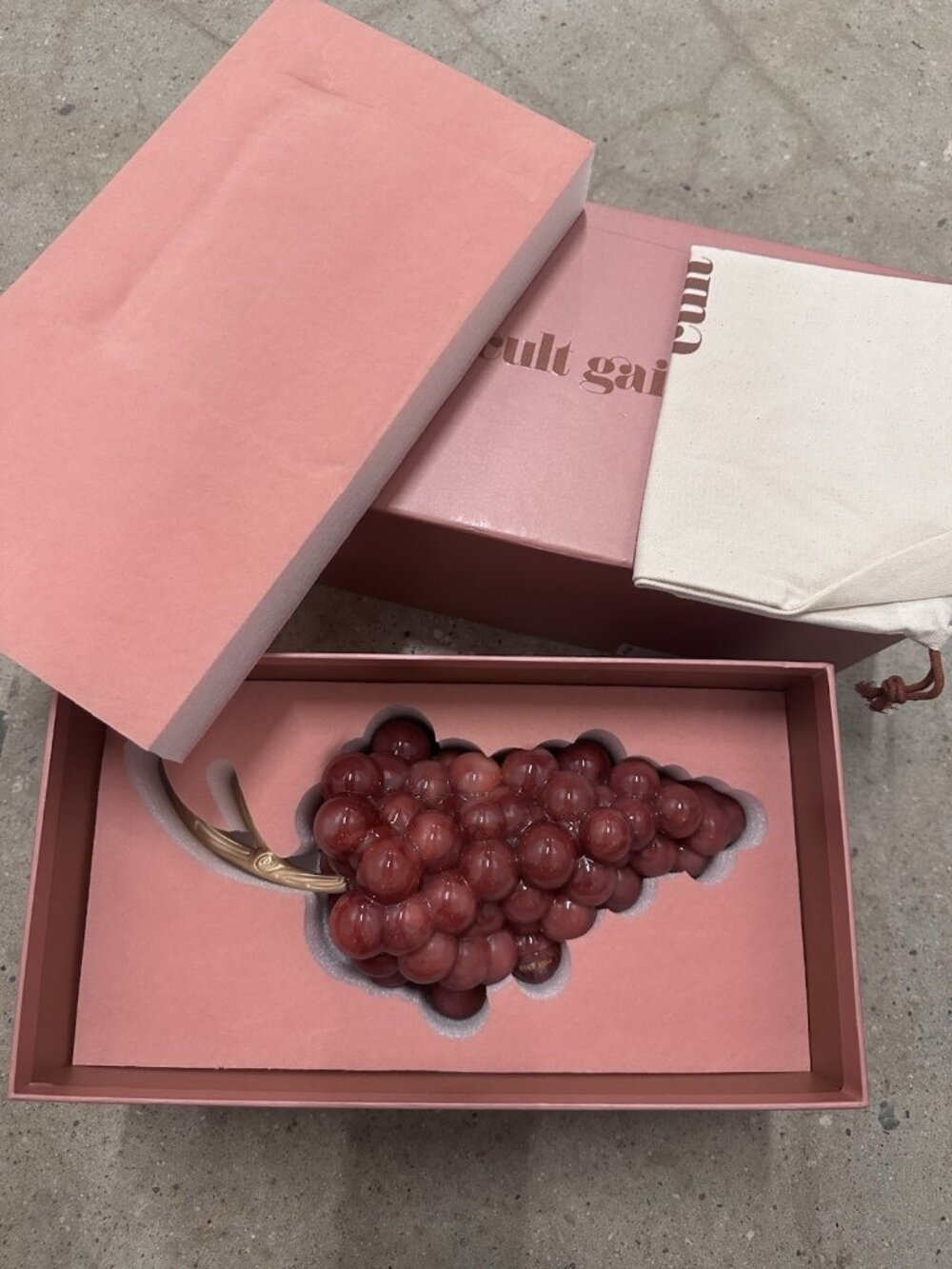 Cult Gaia Grape Clutch in Crimson Red - Picture 10 of 15